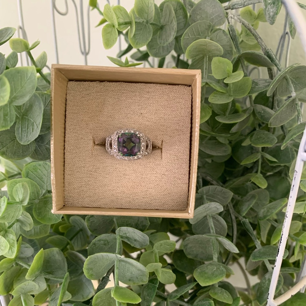 Mystic Topaz Sterling Ring!